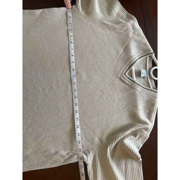 Old Navy Vintage Y2K Ribbed V-Neck Long Sleeve Sweater (Men’s L) NWT - Picture 9 of 11